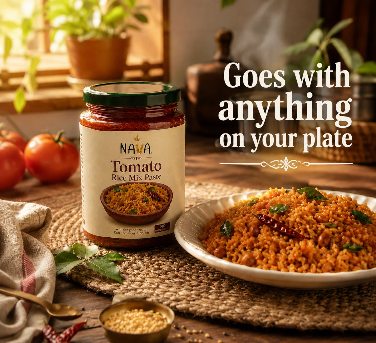 Tomato Rice Mix Paste (Ready in minutes)