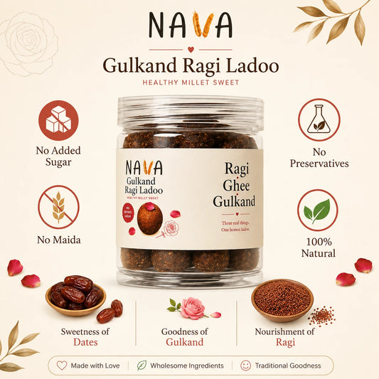 Ragi Laddoo (Gulkand Flavour)