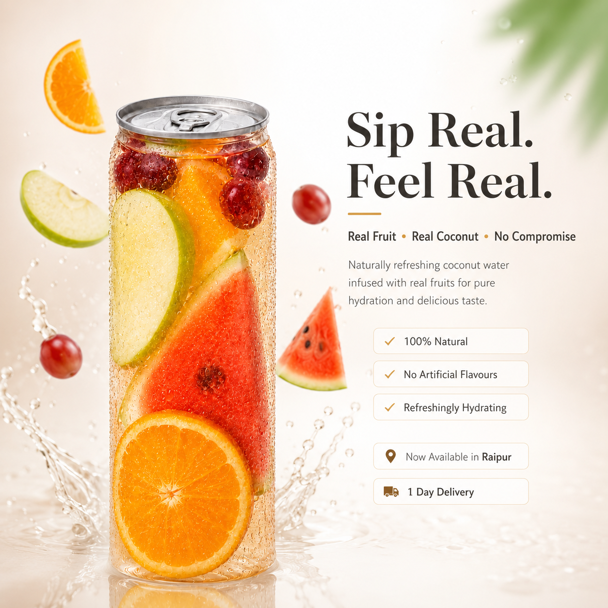 Fruit Infused Coconut Water